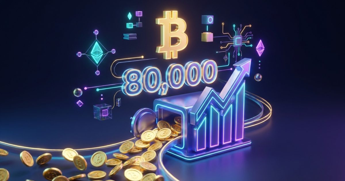 Bitcoin ETFs Draw $286 Million in Two Sessions as BTC Reclaims $80,000