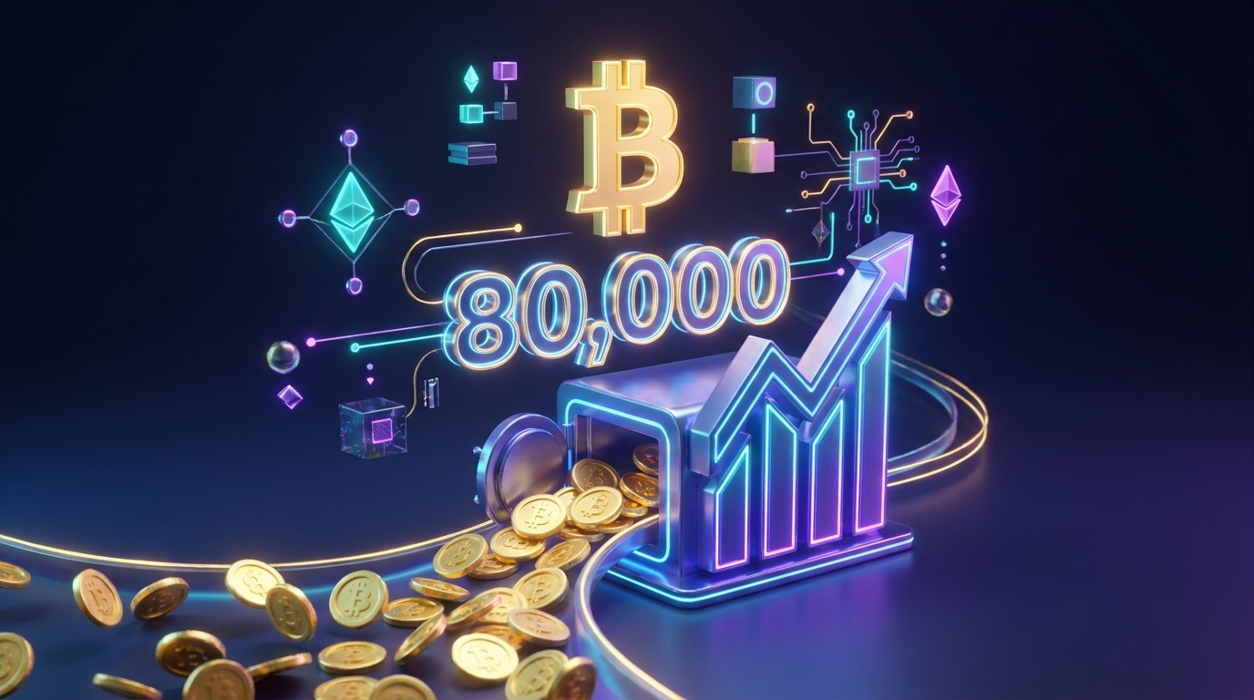 Bitcoin ETFs Draw $286 Million in Two Sessions as BTC Reclaims $80,000