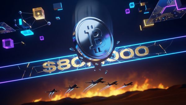Bitcoin Slides Below $80,000 as US Evacuations Stoke Iran Fears