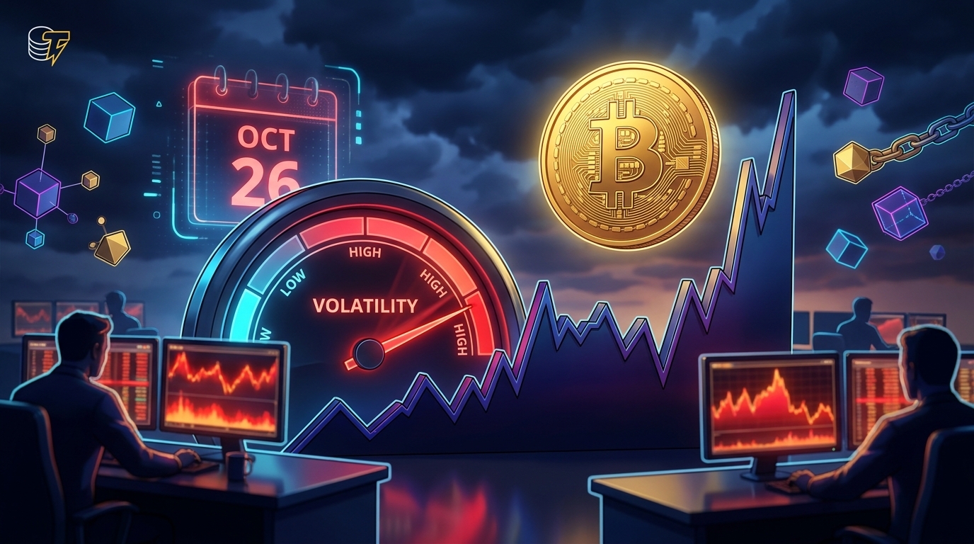 Bitcoin Reclaims $82,000 as VIX Jumps 22% and Nasdaq Slides Ahead of Black Monday Anniversary