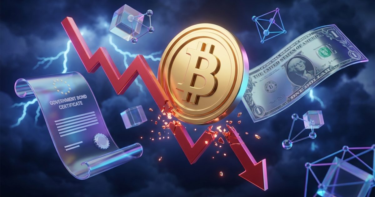 Bitcoin Slides Below $82,000 as Treasury Yields Break Below 5% and EU Debt Fears Grip Markets