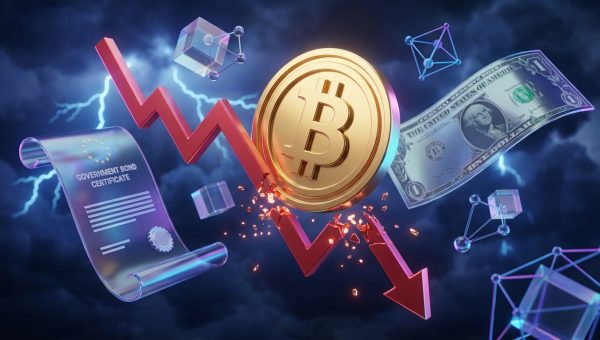 Bitcoin Slides Below $82,000 as Treasury Yields Break Below 5% and EU Debt Fears Grip Markets