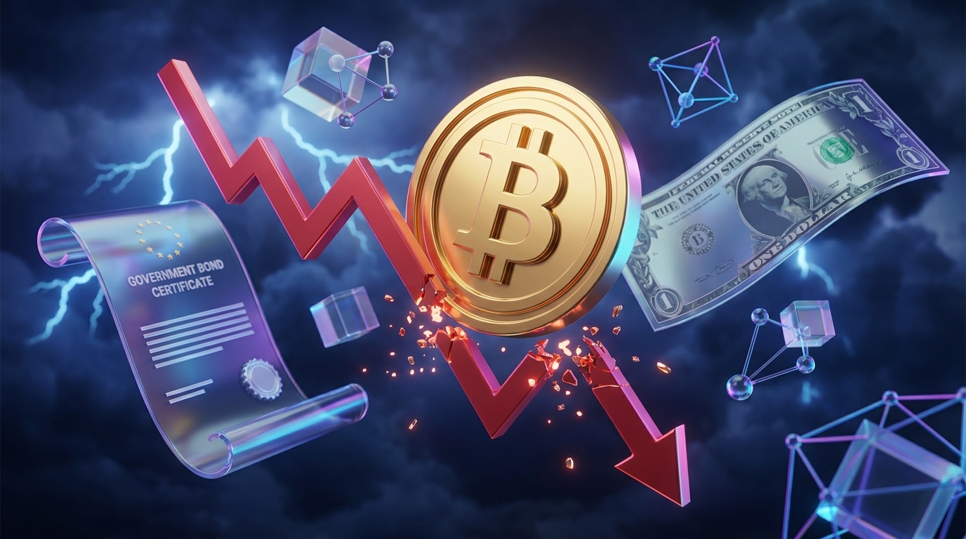 Bitcoin Slides Below $82,000 as Treasury Yields Break Below 5% and EU Debt Fears Grip Markets